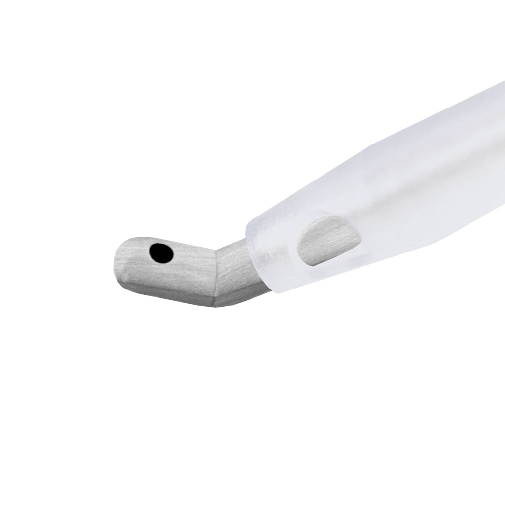 I O System 21G, monomanual, polished tip, for PhacoVet (single use).